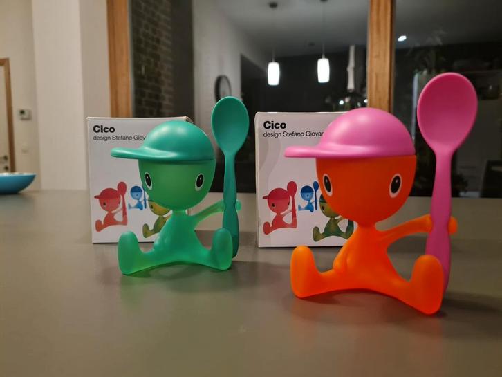 Alessi Cico - 2 eierdopjes, Huis en Inrichting, Keuken | Servies, Ophalen