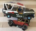 2 vintage friction blik speelgoed Jeep en Taxi 40€/2stuks‼️, Ophalen of Verzenden
