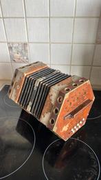 Oude accordeon concertina, Muziek en Instrumenten, Ophalen of Verzenden, Gebruikt