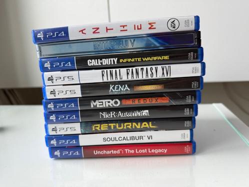 10 PlayStation 4- en 5-games, Games en Spelcomputers, Games | Sony PlayStation 4, Gebruikt, 1 speler, Vanaf 16 jaar, Online, Ophalen of Verzenden