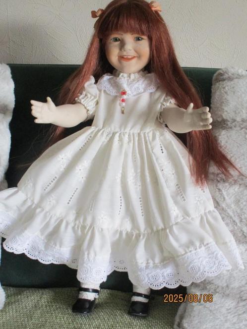 bambole di Saba  60 cm  handgemaakt  alles is porselein, Verzamelen, Poppen, Zo goed als nieuw, Pop, Ophalen