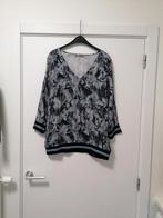 Blauw met grijs blouse van Geisha, mt 44, Geisha, Blauw, Maat 42/44 (L), Ophalen of Verzenden