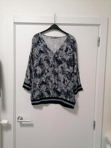 Blauw met grijs blouse van Geisha, mt 44 beschikbaar voor biedingen