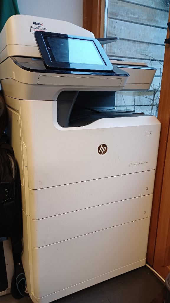 printer HP Pagewide managed color MFP E77650, Computers en Software, Printers, Gebruikt, Printer, Laserprinter, Faxen, Kleur printen