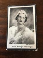 Gedachtenis prentje van koningin Astrid, Ophalen of Verzenden, Gebruikt, Kaart, Foto of Prent