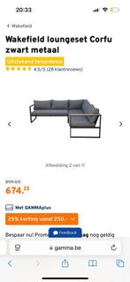 Lounge set, Tuin en Terras, Tuinbanken, Ophalen, Zo goed als nieuw