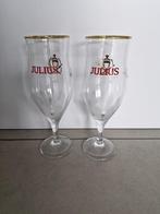 2 glazen Julius €1 per stuk, Verzamelen, Ophalen of Verzenden, Zo goed als nieuw, Bierglas