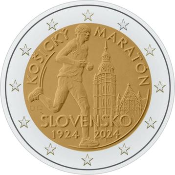 2 euros Slovaquie 2024 - Marathon de la paix de Kosice (UNC)