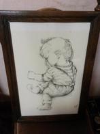 Tekening, Antiek en Kunst, Kunst | Tekeningen en Fotografie, Ophalen
