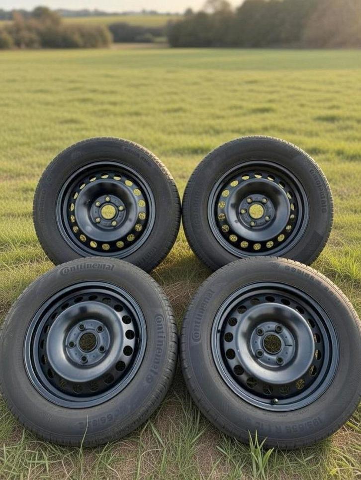 Te koop: 5x112 ” stalen 195 65 r15 winter, Auto-onderdelen, Overige Auto-onderdelen, Audi, Seat, Volkswagen, Skoda, Gebruikt, Ophalen