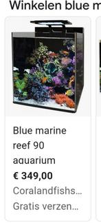 Zee aquarium  90 met  kast, Ophalen of Verzenden, Zo goed als nieuw