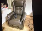 Mooie echt lederen relaxzetel, Huis en Inrichting, Ophalen, Zo goed als nieuw, Eenpersoons, Leer