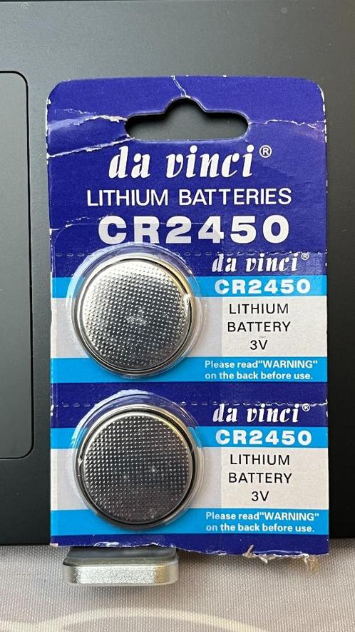 CR2450 lithium batterijtjes, TV, Hi-fi & Vidéo, Batteries, Neuf, Enlèvement ou Envoi