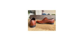 Lederen kostuumschoenen 41 Nicola Benson mahonie/cognac leer beschikbaar voor biedingen