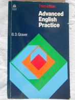 B. D. Graver, Advanced English Practice, troisième édition, Livres, Livres d'étude & Cours, B.D. Graver, Utilisé, Enlèvement ou Envoi