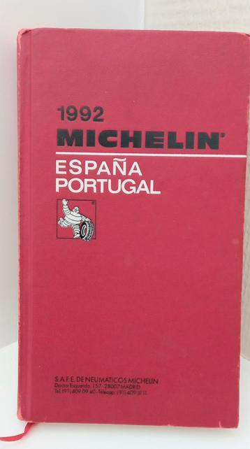 MICHELIN Rode gids. España-Portugal. HOTELS/RESTAURANTS 1992