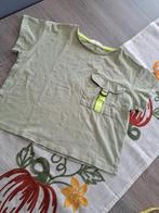 H&M groen crop t-shirt 146/152, Kinderen en Baby's, Kinderkleding | Maat 146, Meisje, H&M, Ophalen of Verzenden, Zo goed als nieuw