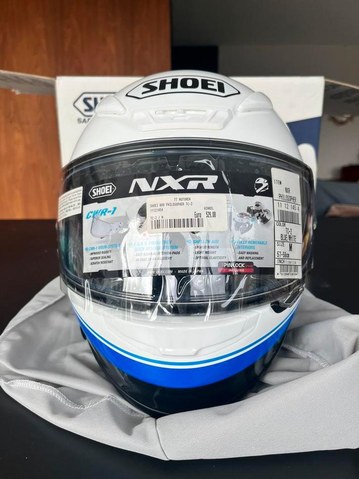 Nieuwe Shoei helm maat M, Motoren, Kleding | Motorhelmen, Dames, Heren, Integraalhelm, M, Shoei, Nieuw zonder kaartje, Ophalen of Verzenden