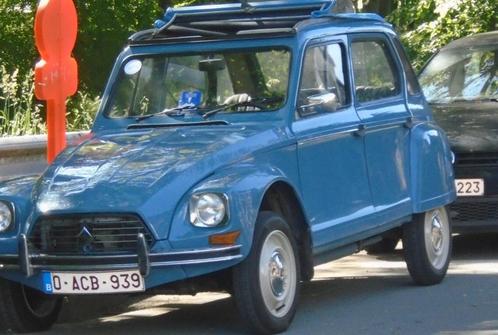 Citroën Dyane 6 1979, Autos, Citroën, Particulier, 2CV, Essence, Euro 1, Hatchback, 4 portes, Boîte manuelle, Bleu, Noir, Traction avant