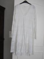 witte kanten jurk maat vermoedelijk L/XL Italy, Porté, Taille 42/44 (L), Sous le genou, Enlèvement ou Envoi