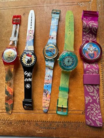 Montres swatch vintage beschikbaar voor biedingen