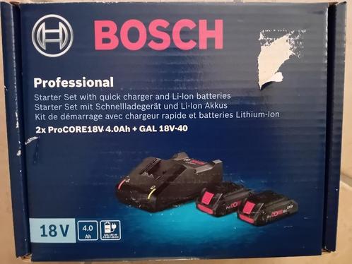 Set 2 Batteries ProCORE18V 4.0Ah + Chargeur GAL 18V-40 Bosch