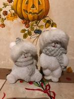 Set van 4 vintage ijsberen voor winterdecoratie, Ophalen of Verzenden, Nieuw