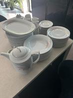 Wit servies met roze bloem, Antiek en Kunst, Ophalen