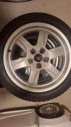 Jantes Audi A4+pneus d'hiver, Autos : Pièces & Accessoires, Pneus & Jantes, Pneus hiver, Véhicule de tourisme, Enlèvement, Utilisé