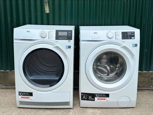 Wasmachine + Droogkast AEG 8kg  Garantie + levering, Elektronische apparatuur, Was-droogcombinaties, Zo goed als nieuw, Ophalen of Verzenden
