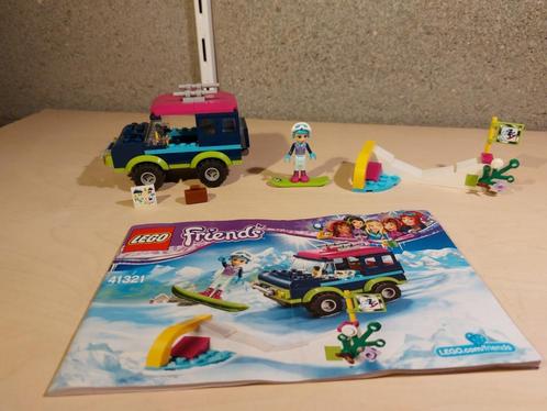 Lego friends 41321 - Wintersport terreinwagen, Kinderen en Baby's, Speelgoed | Duplo en Lego, Gebruikt, Lego, Complete set, Ophalen of Verzenden