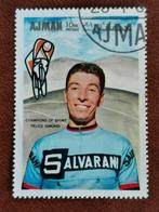Ajman 1969 - wielrennen - Felice Gimondi, Postzegels en Munten, Ophalen of Verzenden, Gestempeld