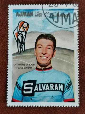 Ajman 1969 - cyclisme - Felice Gimondi, Enlèvement ou Envoi, Affranchi