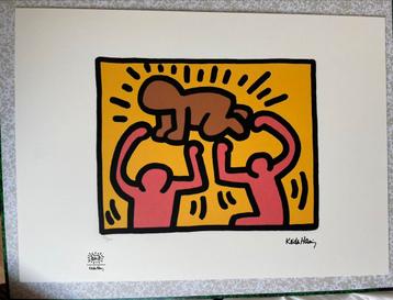 Verzameling 12 unieke Litho’s - Keith Haring + certificaat beschikbaar voor biedingen