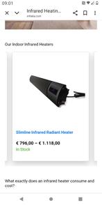 Infrarood Heater, Ophalen of Verzenden, Zo goed als nieuw, 800 watt of meer, Overige typen