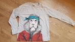 grijze longsleeve met tekening leeuw van ZARA maat 140, Gebruikt, Ophalen of Verzenden, Shirt of Longsleeve, Zara Boys