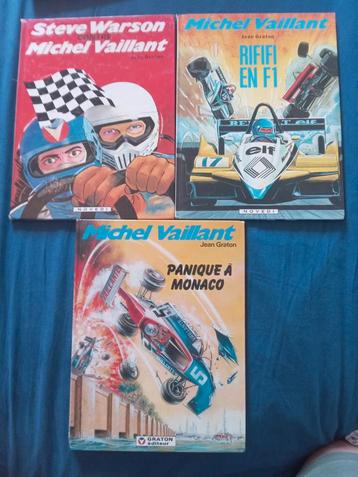 E.O Lot de 3 BD Michel Vaillant – Jean Graton – 1981 à 1986, Jean Graton, Plusieurs BD, Enlèvement ou Envoi, Utilisé