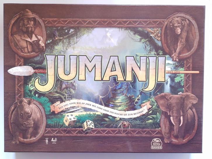 Jumanji, Hobby en Vrije tijd, Gezelschapsspellen | Bordspellen, Gebruikt, Een of twee spelers, Drie of vier spelers, Ophalen of Verzenden