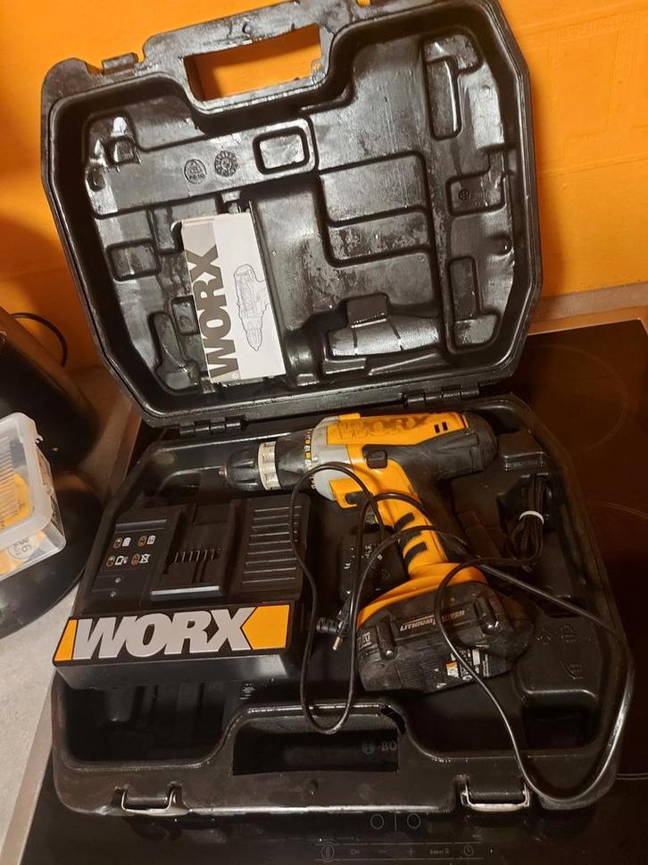 Visseuse worx, Bricolage & Construction, Outillage | Foreuses, Utilisé, Perceuse, Vitesse variable, Enlèvement ou Envoi
