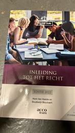 Mark Van Hoecke - Inleiding tot het recht, Ophalen, Zo goed als nieuw, Mark Van Hoecke; Boudewijn Bouckaert
