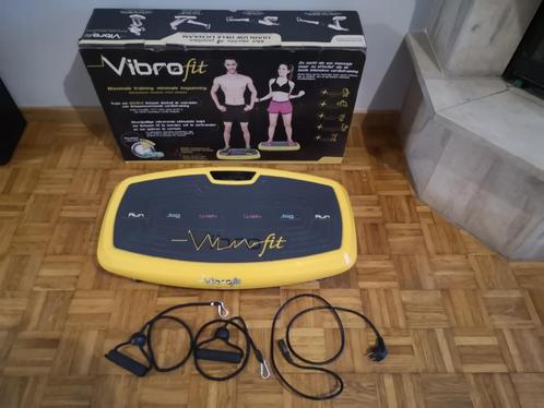 Vibrofit trilplaat, Sport en Fitness, Fitnessapparatuur, Gebruikt, Trilplaat, Armen, Benen, Borst, Buik, Rug, Metaal, Ophalen