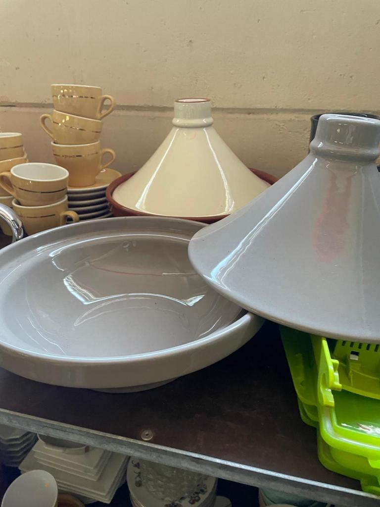 2 nieuwe tajines – keramisch – ideaal voor stoofgerechten, Overige materialen, Overige typen, Nieuw, Ophalen of Verzenden