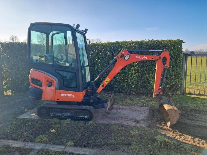 Minigraver Kubota KX016-4 / Graafmachine /Minikraan, Articles professionnels, Machines & Construction | Grues & Excavatrices, Excavatrice