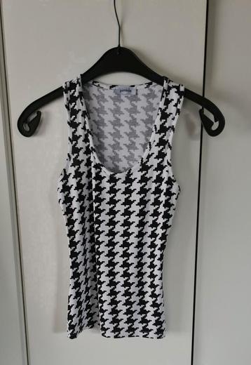 Topje "Pimkie", pied-de-poule patroon, maat XS beschikbaar voor biedingen