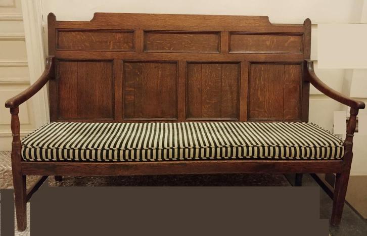 Statige Late Georgian hallbank Brits Country Home, Antiek en Kunst, Antiek | Meubels | Stoelen en Sofa's, Ophalen