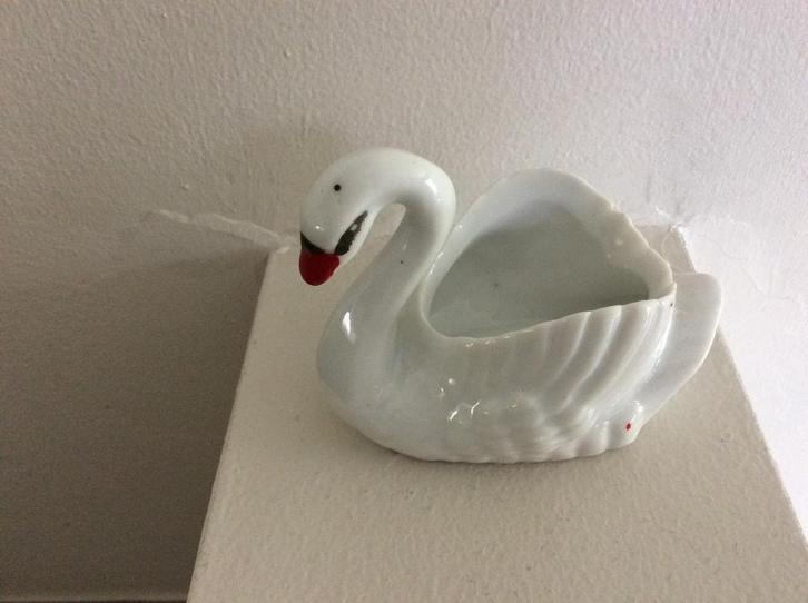 Vintage zwaan doopsuiker, Verzamelen, Beelden en Beeldjes, Verzenden