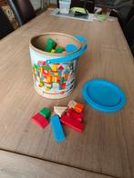 Houten bouwblokken, Kinderen en Baby's, Ophalen, Zo goed als nieuw