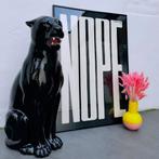 Grande panthère noire en céramique italienne - NEUF, Enlèvement, Neuf