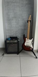 Electrische en akoestische gitaar Samick met versterker, Muziek en Instrumenten, Ophalen