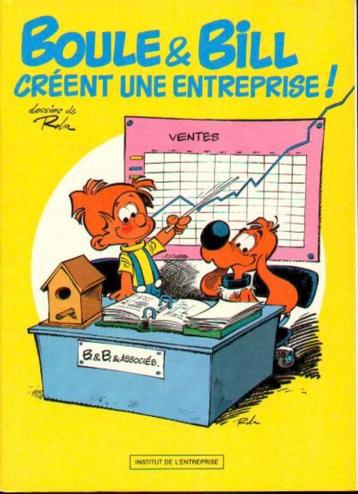 BOULE ET BILL (4 albums publicitaires sur l’Entreprise)      beschikbaar voor biedingen